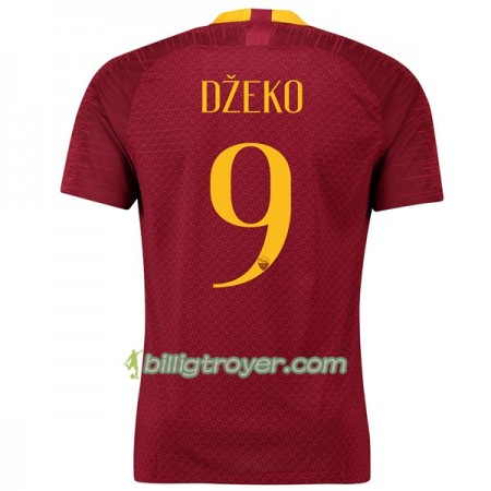 Billige Fotballdrakter AS Roma Dzeko 9 Hjemmedraktsett 2018/19 Kortermet